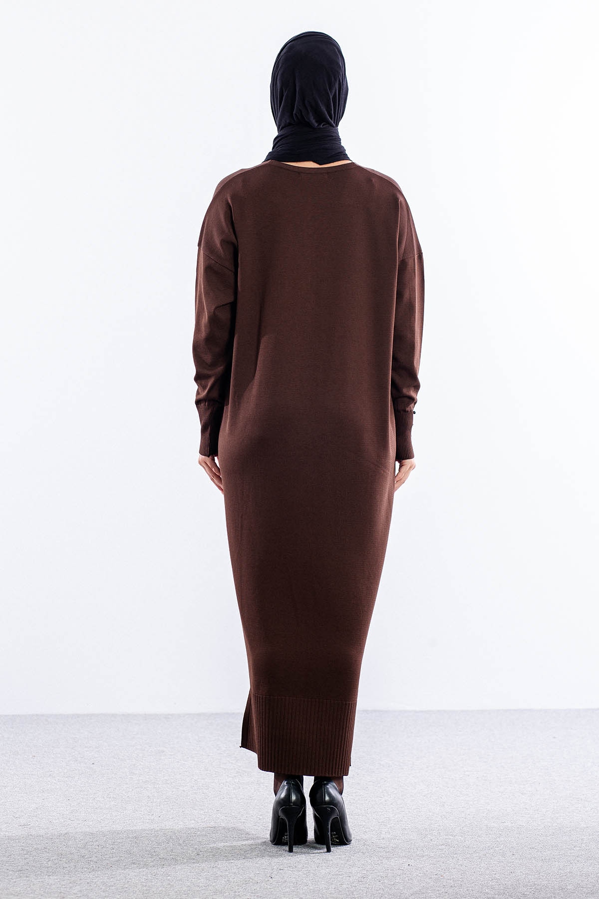 N322 Triko  Hirka  Tek - Kahve - 4
