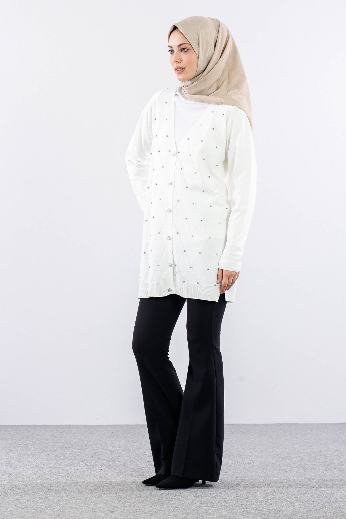 N5039 Hirka  Tek - Ekru - 2